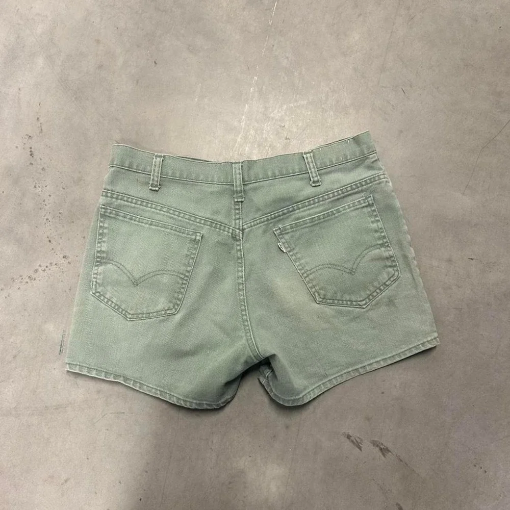 Vintage 90's Levi's Green‎ Jean Shorts
